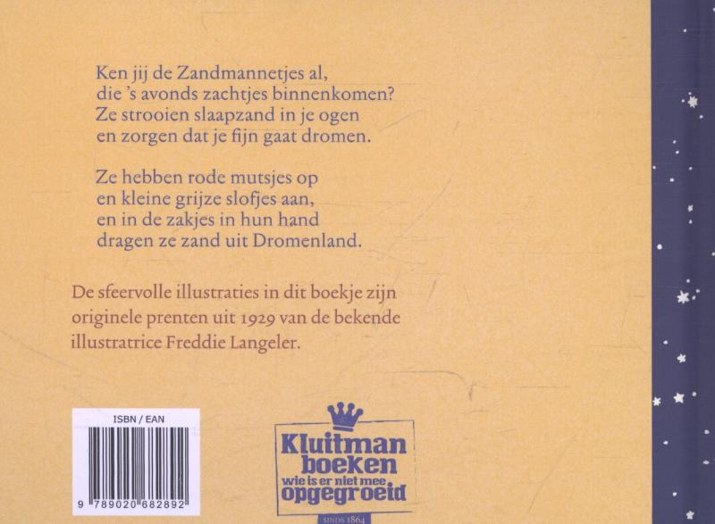 Achterkant van De zandmannetjes