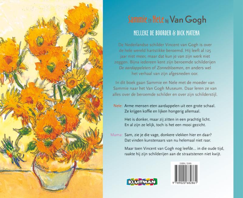 Achterkant van Sammie en Nele bij Van Gogh