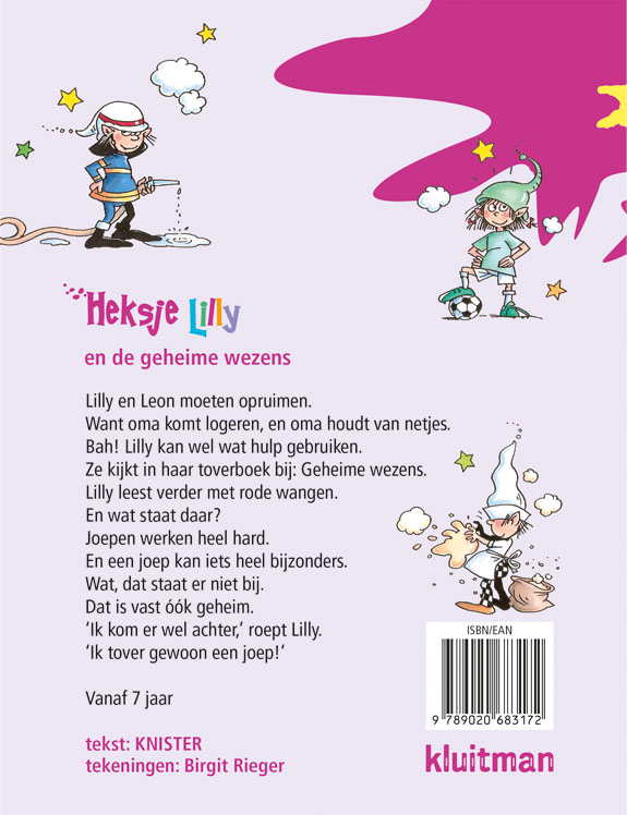 Achterkant van Heksje Lilly en de geheime wezens
