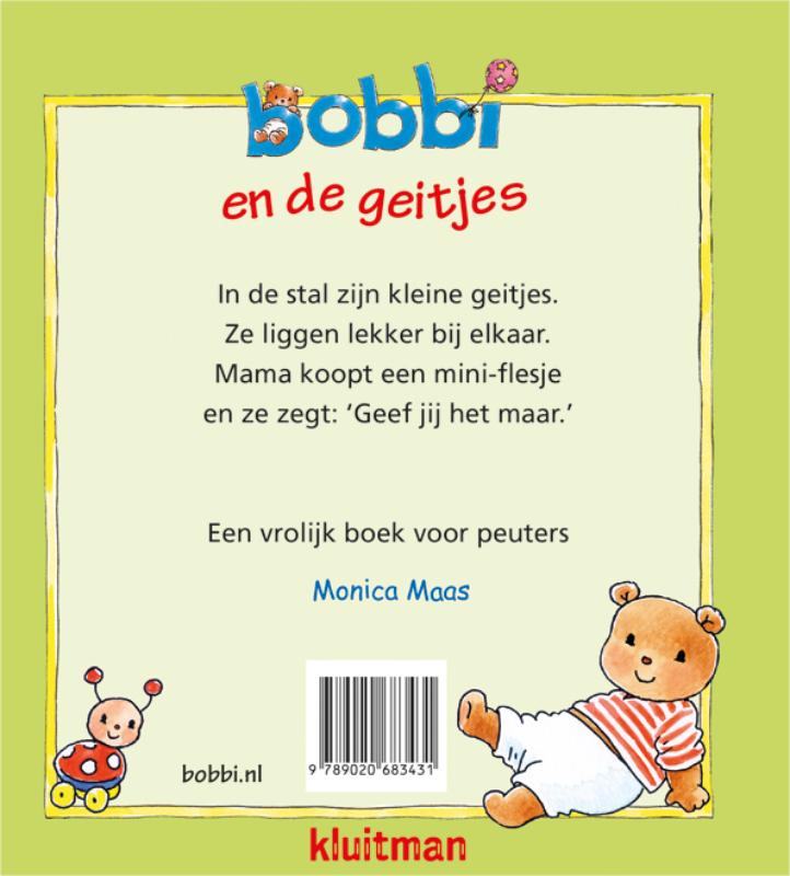 Achterkant van Bobbi en de geitjes