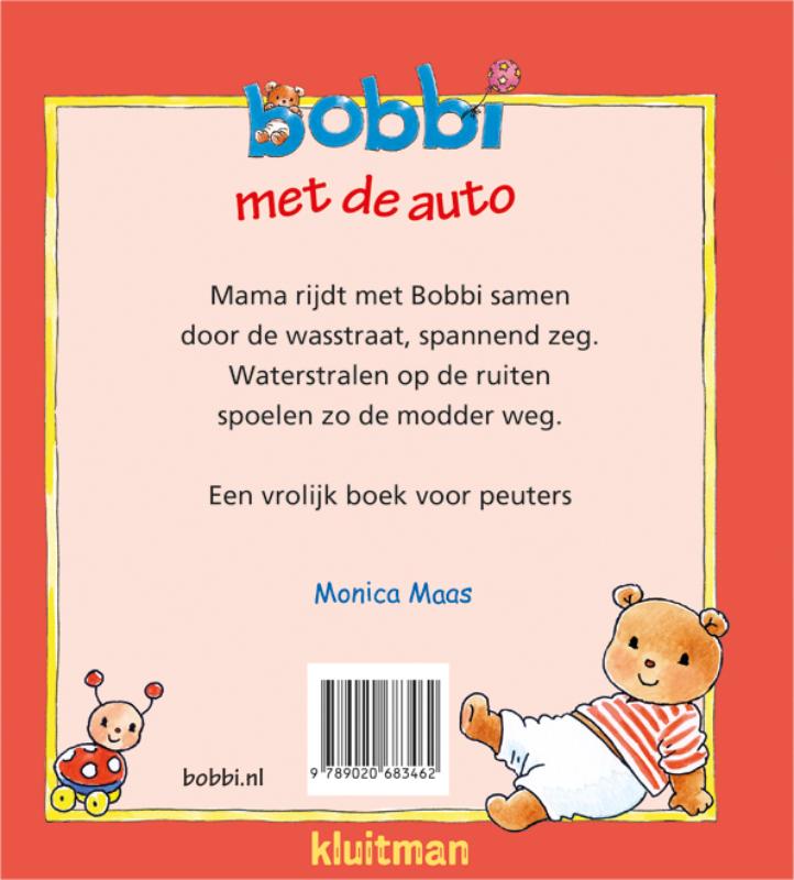 Achterkant van Bobbi met de auto
