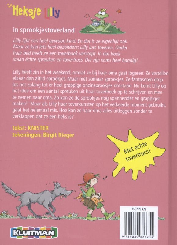 Achterkant van Heksje Lilly in sprookjestoverland