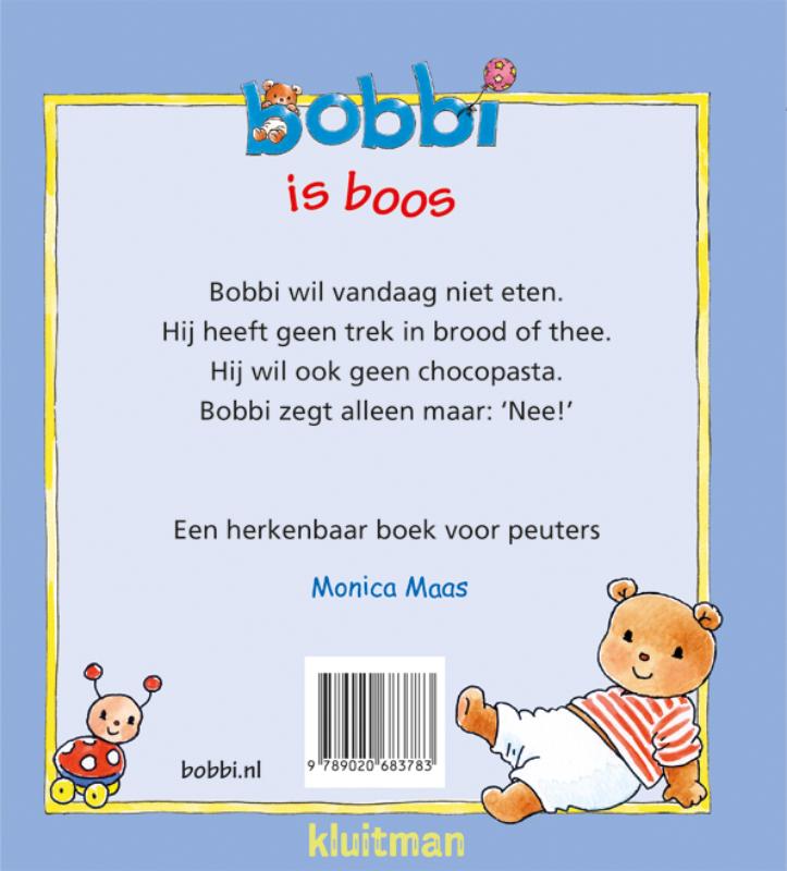 Achterkant van Bobbi is boos
