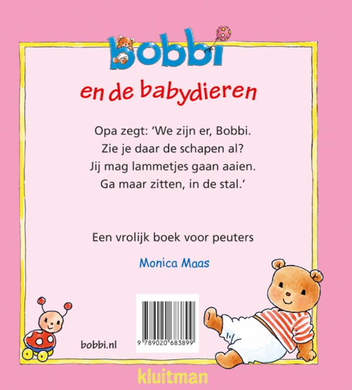 Achterkant van Bobbi en de babydieren