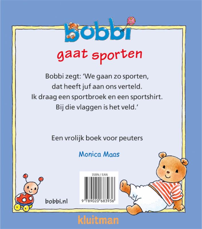 Achterkant van Bobbi gaat sporten