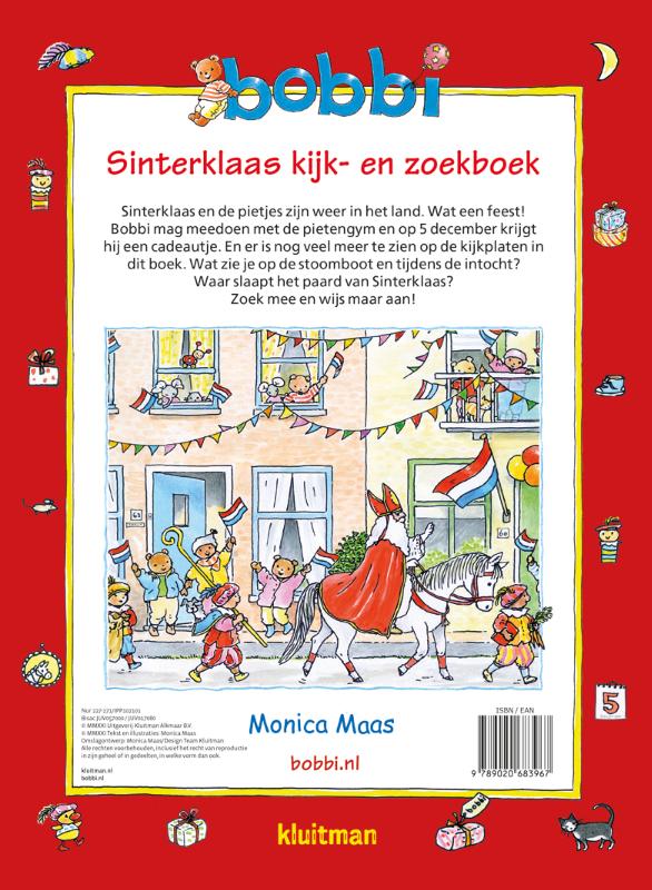 Achterkant van Sinterklaas kijk- en zoekboek