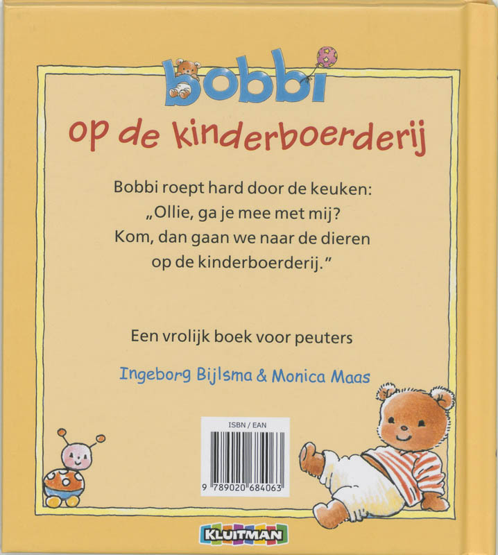 Achterkant van Bobbi op de kinderboerderij