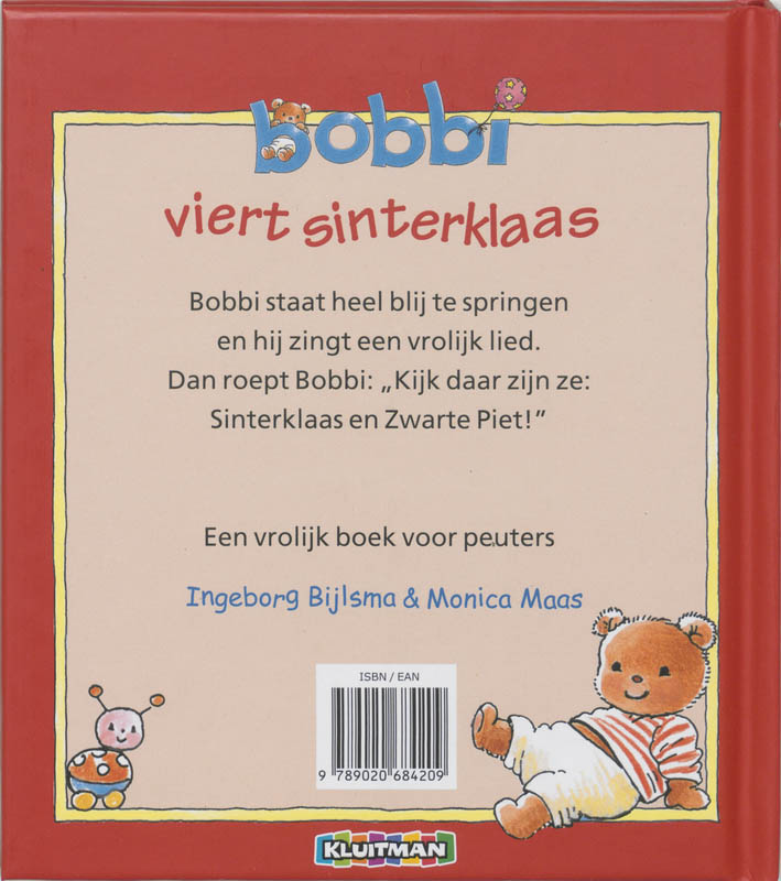 Achterkant van Bobbi viert sinterklaas
