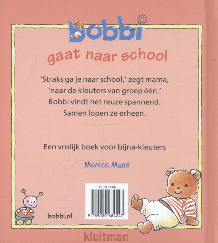 Achterkant van Bobbi gaat naar school