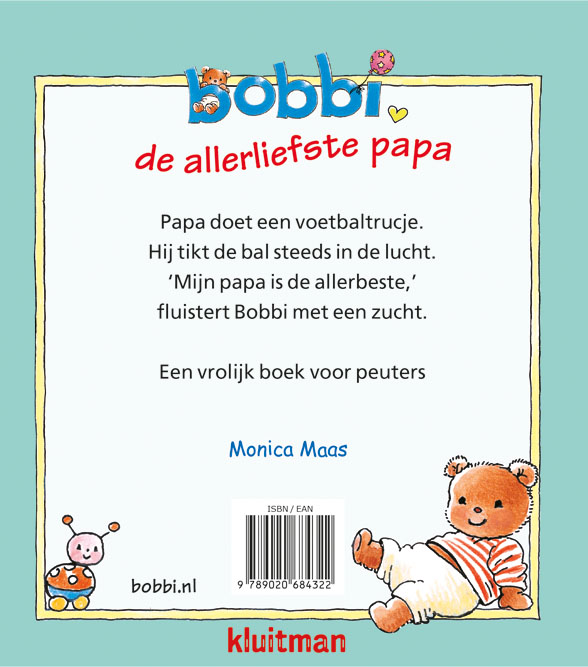 Achterkant van Bobbi de allerliefste papa