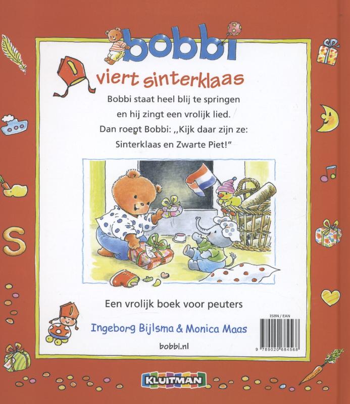 Achterkant van Bobbi viert Sinterklaas