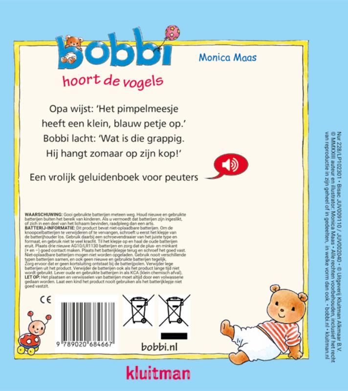Achterkant van Bobbi hoort de vogels
