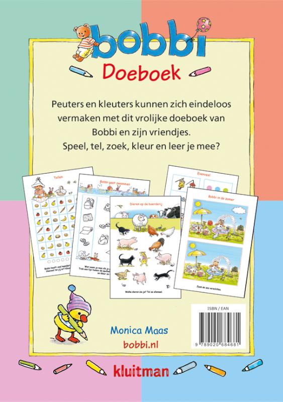 Achterkant van Bobbi doeboek