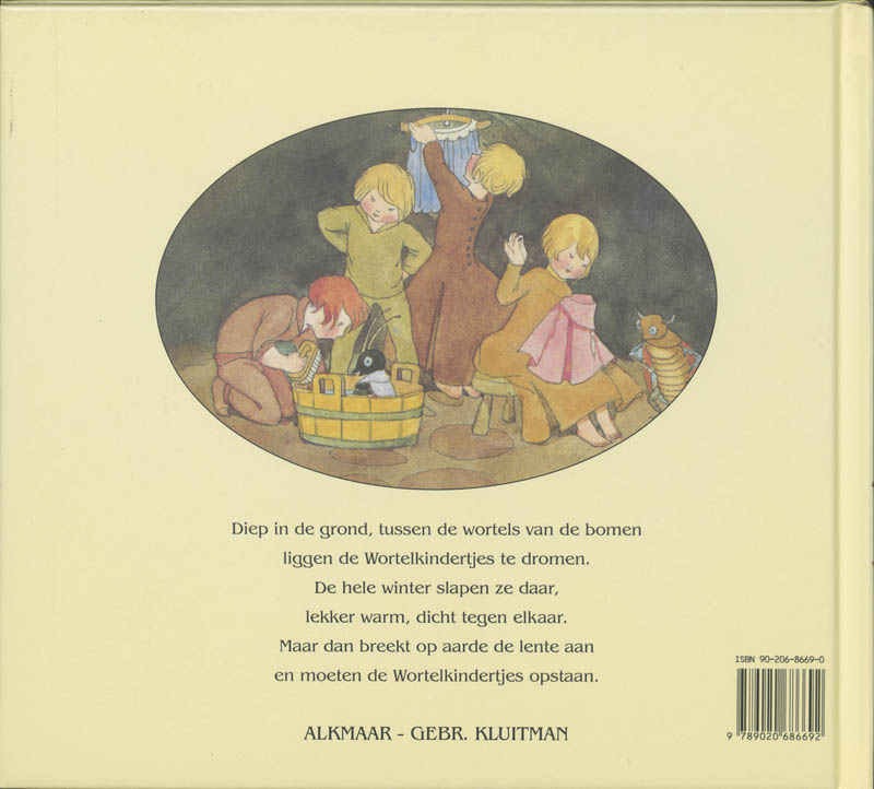 Achterkant van De wortelkindertjes