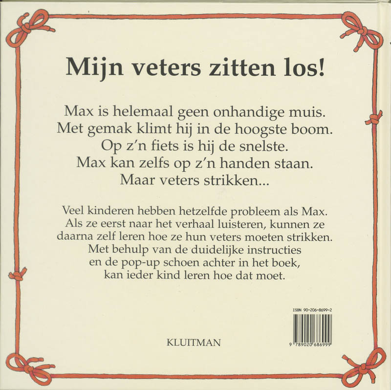 Achterkant van Mijn veters zitten los!