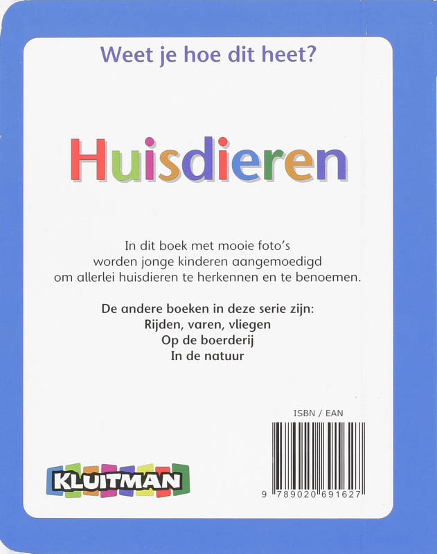 Achterkant van Huisdieren