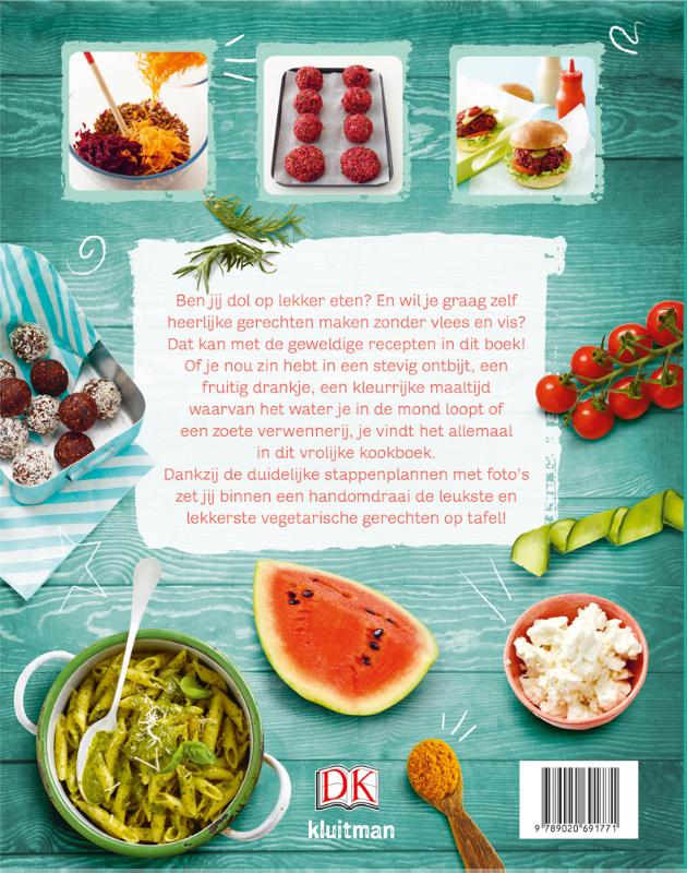 Achterkant van Het vegetarische kinderkookboek