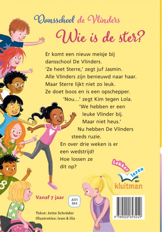 Achterkant van Dansschool de Vlinders. Wie is de ster?