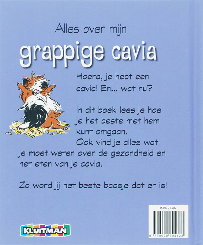 Achterkant van Alles over mijn grappige cavia