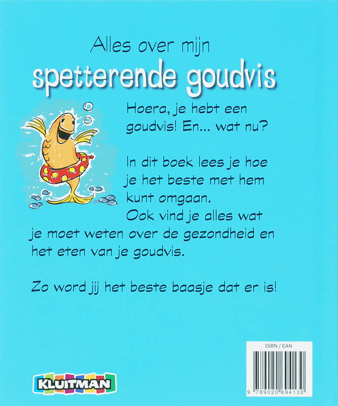 Achterkant van Alles over mijn spetterende goudvis