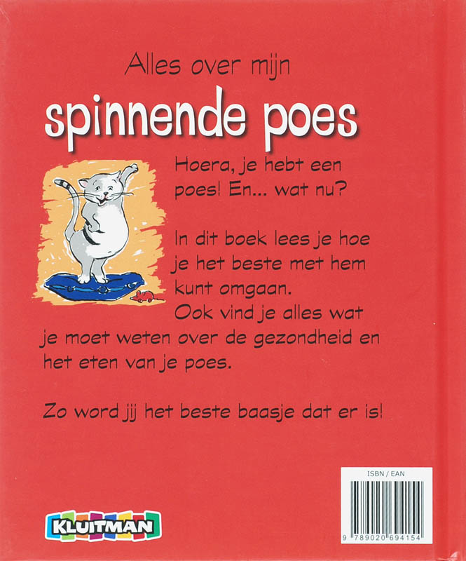 Achterkant van Alles over mijn spinnende poes