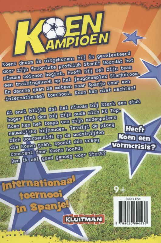 Achterkant van Koen Kampioen gaat internationaal lettertype dyslexie