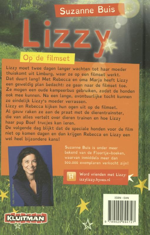 Achterkant van Lizzy op de filmset