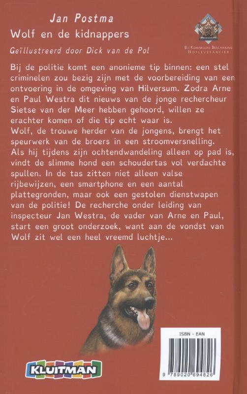 Achterkant van Wolf en de kidnappers