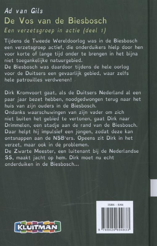 Achterkant van Een verzetsgroep in actie