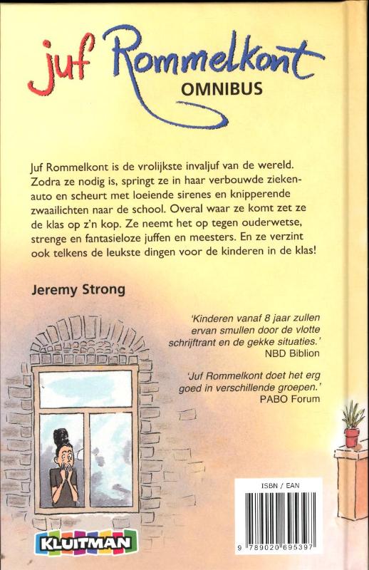 Achterkant van Juf rommelkont omnibus