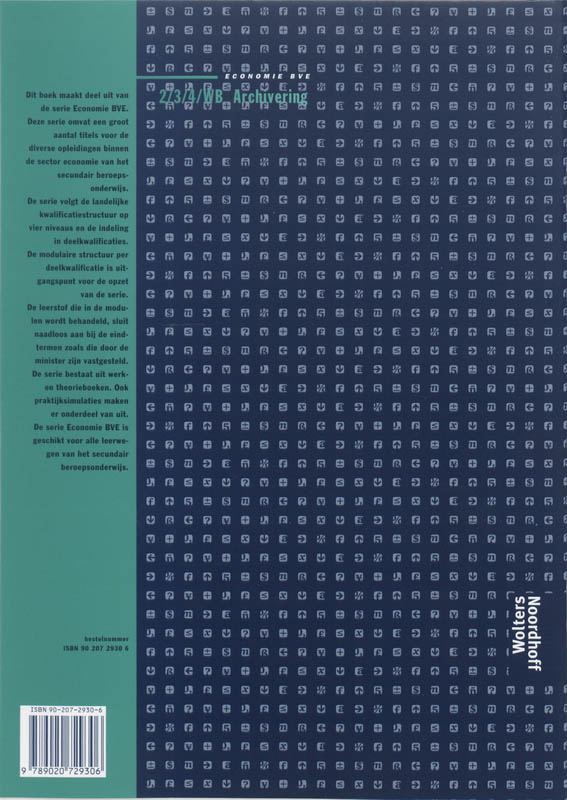 Achterkant van Werkboek