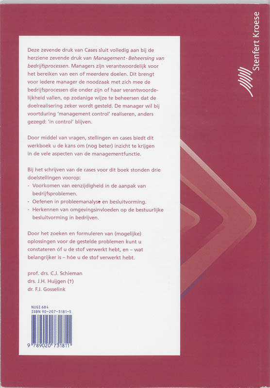 Achterkant van Cases