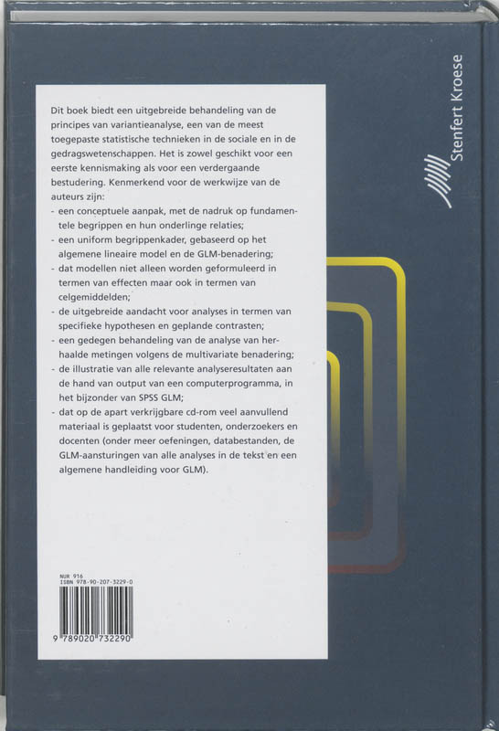 Achterkant van Variantieanalyse