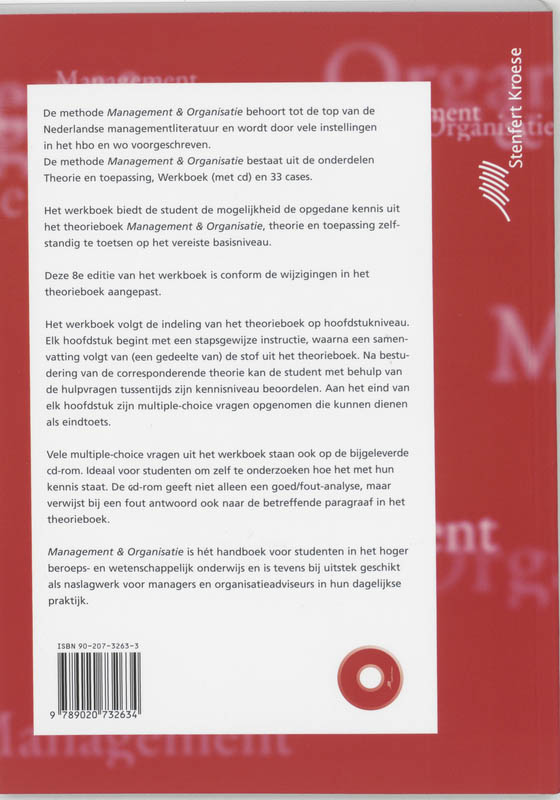 Achterkant van Werkboek
