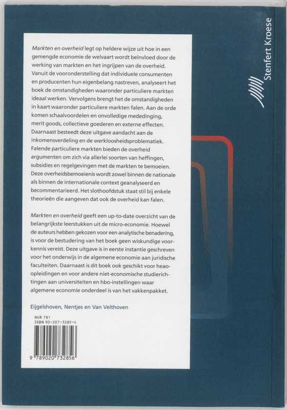 Achterkant van Markten & Overheid