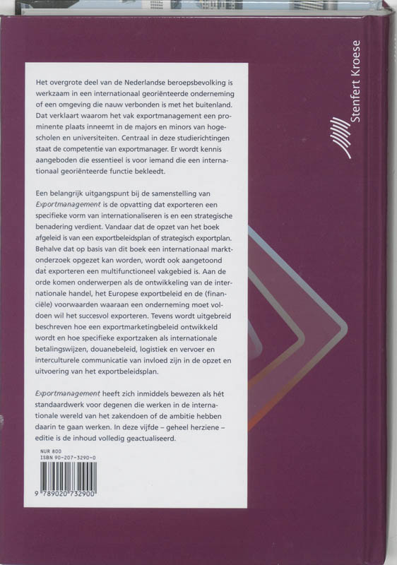 Achterkant van Exportmanagement