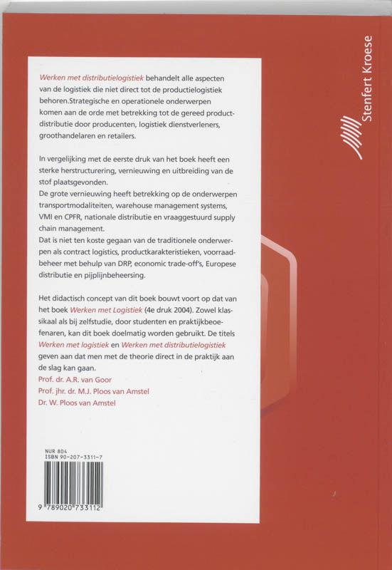 Achterkant van Werken met distributielogistiek