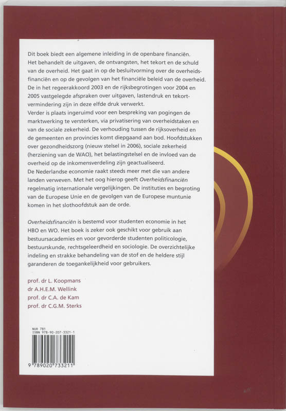 Achterkant van Overheidsfinancien