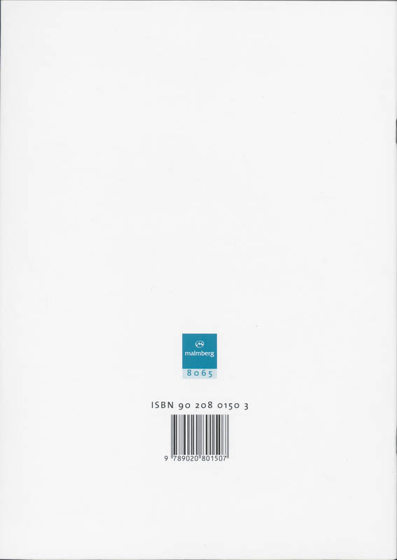 Achterkant van Antwoordenboek