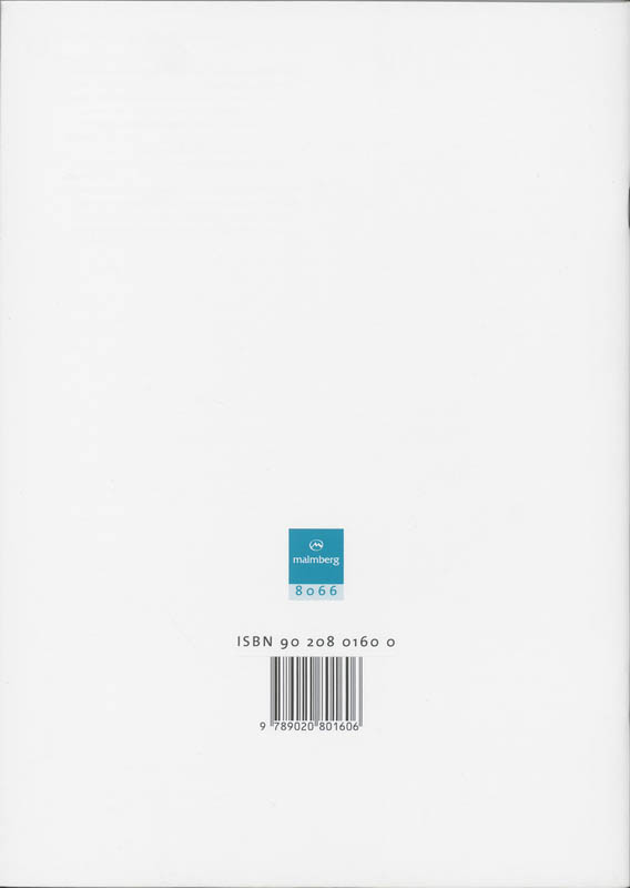 Achterkant van Antwoordenboek