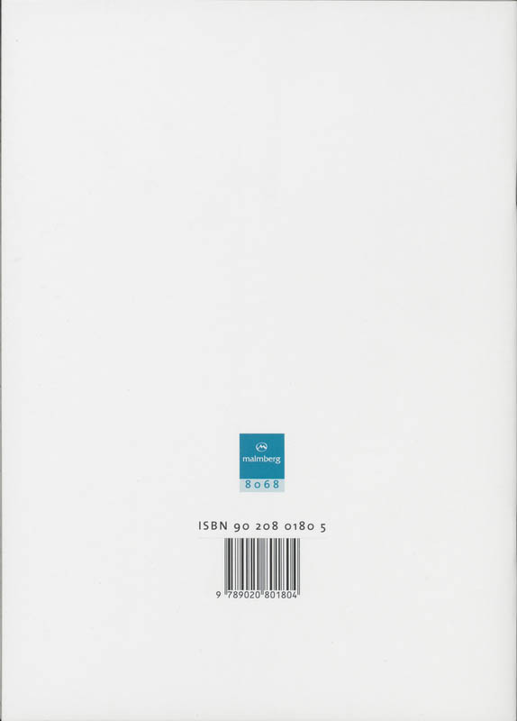 Achterkant van Antwoordenboek