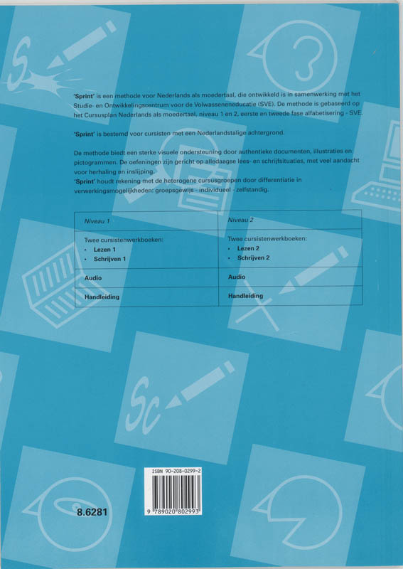 Achterkant van Werkboek lezen