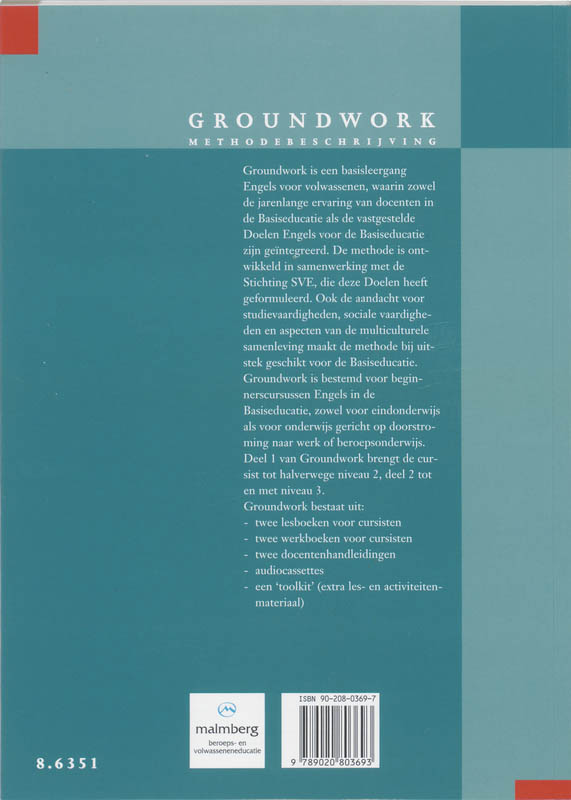 Achterkant van Textbook