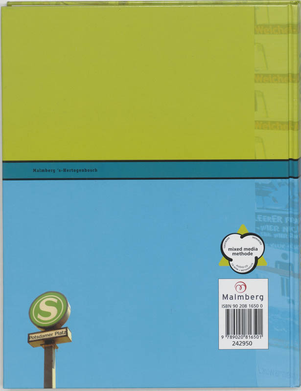 Achterkant van Textbuch