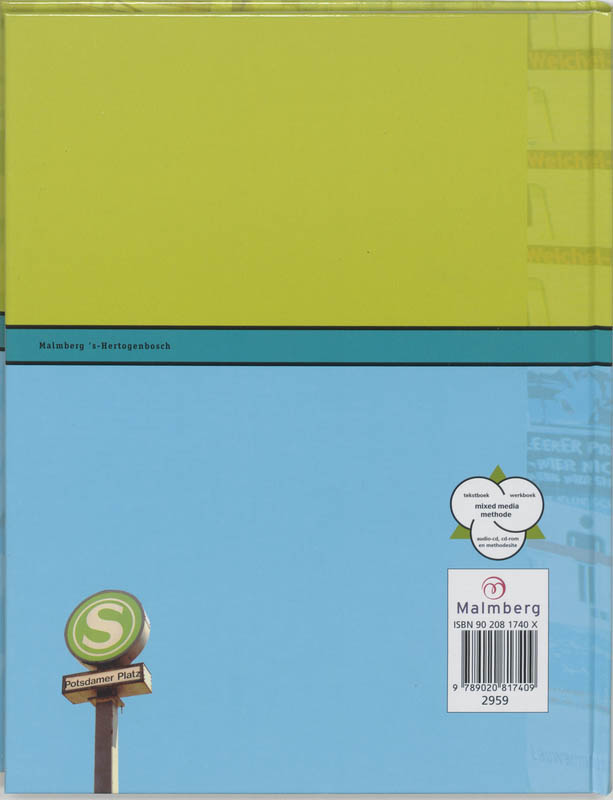 Achterkant van Textbuch