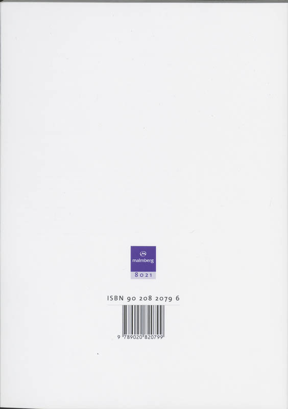 Achterkant van Werkboek