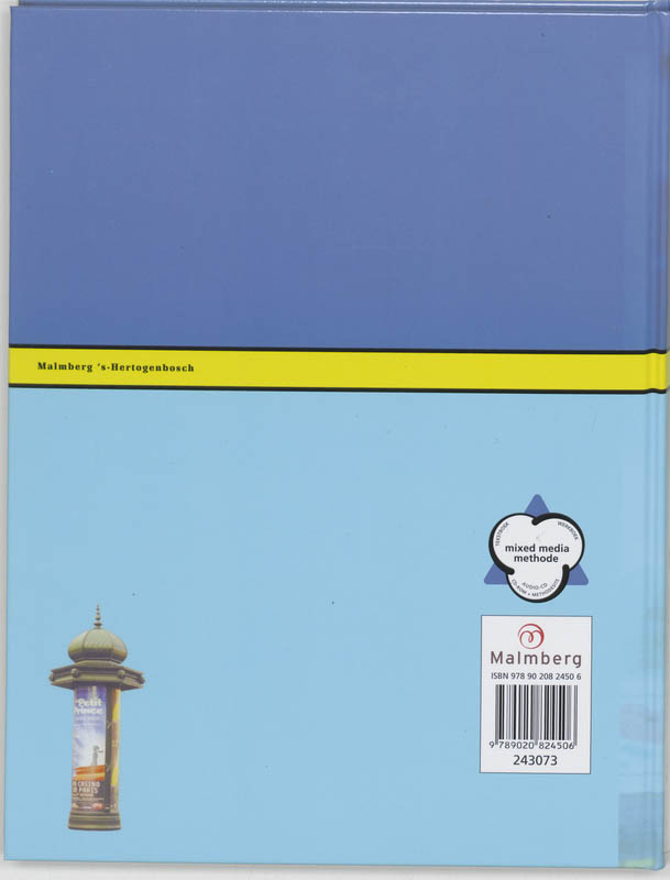 Achterkant van Livre de textes