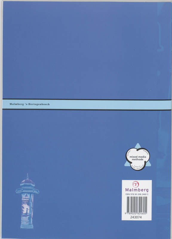 Achterkant van Cahier d'exercices