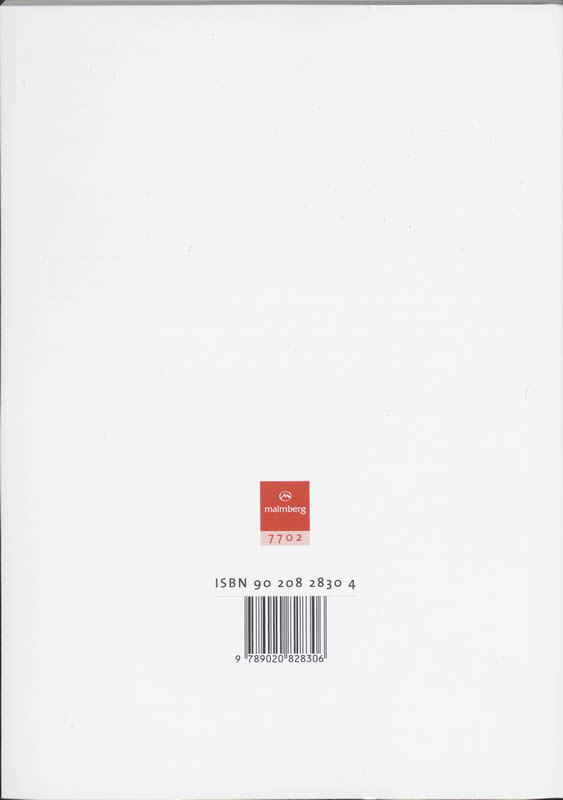Achterkant van Werkboek
