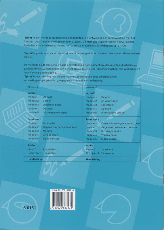 Achterkant van Lezen 1